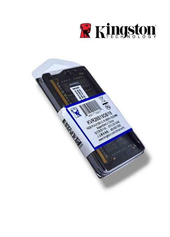 16gb Kingston DDR4 2666MHz SODIMM Notebook Ram Bellek KVR26S19D8/16 Ram Laptop Memory Notebook Bellek