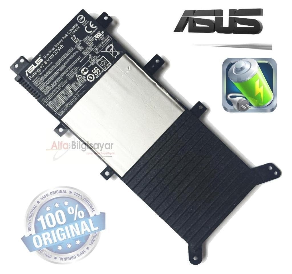 Asus Orjınal  C21N1408 A555 K555, K555L, K555LA, K555LB, K555U, K555UB, K555L, K555LN Batarya Pil