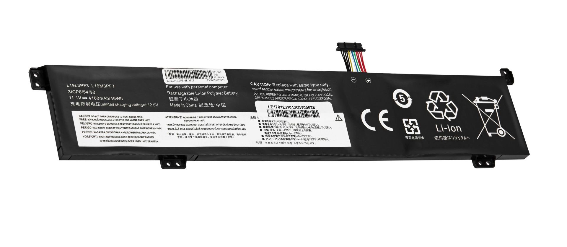 Lenovo L19l3pf3 L19d3pf4 L19m3pf7, 82D4 20V3 21B1 81Y4 82CG 82EY Ideapad Gaming 3 15IMH05 15ARH05 L19L3PF3 Creator 5-15IMH05, ThinkBook 15p IMH 20V3, 15P G2 ITH 21B1 Batarya Pil