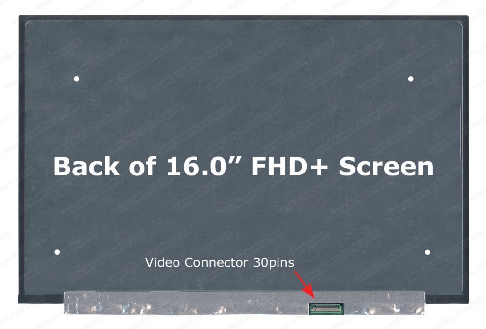 16.0 30pin 1920x1080 MNG007QS1-2 MNG007QS4-1 N160JCE-ELL, N160JCE-ELL Rev.C3, NV160WUM-N48 V8.0, NV160WUM-NH0 NV160WUM-NH3 NV160WUM-NH4 B160UAN03.3 Lenovo Slim 3 16IAH8, HUAWEI D16 MCLG-X RLEF-X MCLF-X, Asus 16X M1603Q, M1603QA, K3605Z, X1605ZA  Ekran