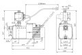 HiMulti 3 C1 25P 0,5KW Akış Kontrollü Hidrofor