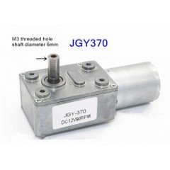 12V 60Rpm JGY370 Redüktörlü DC Motor