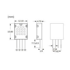 AM2120 Sıcaklık ve Nem Sensör Modülü
