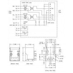 Trafolu RJ45 HR911105A