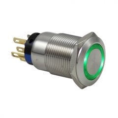 19mm Metal LED'li Kalıcı Buton