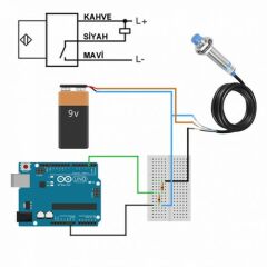 LJ12A3-4-Z/BX Endüktif Mesafe Sensörü