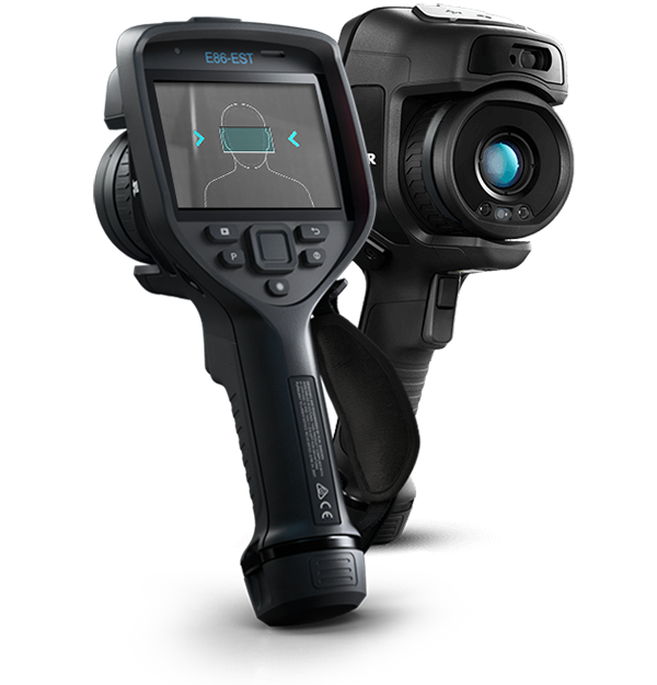 FLIR E86 EST Yüksek Vücut Sıcaklığı Tespiti için Termal Kamera