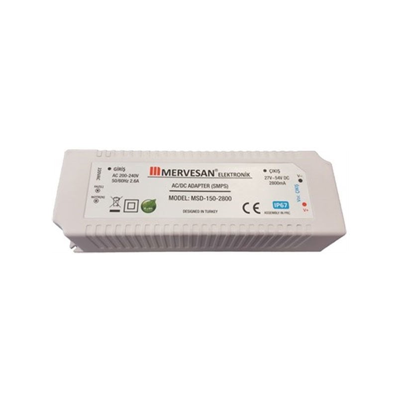 MSD-150-2800 150W 27-54Vdc/2800mA Sabit Akım IP67 Led Sürücü