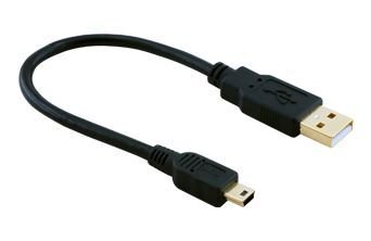 USB A Erkek - Mini USB 5 Pin Kablo 0,2 Mt