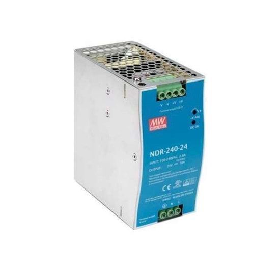 Meanwell NDR-240-24 24VDC 10.0A Ray Montaj SMPS