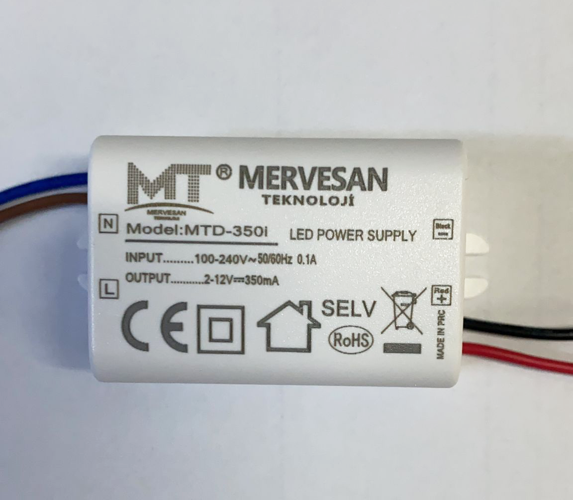 MTD-350i 2-12v 350mA 4.2W LED Sürücü