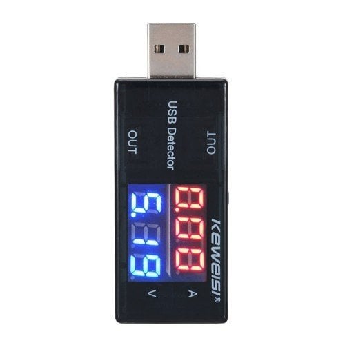 USB Voltmetre Çift Çıkışlı