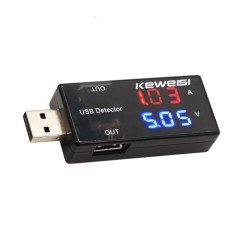 USB Voltmetre Çift Çıkışlı