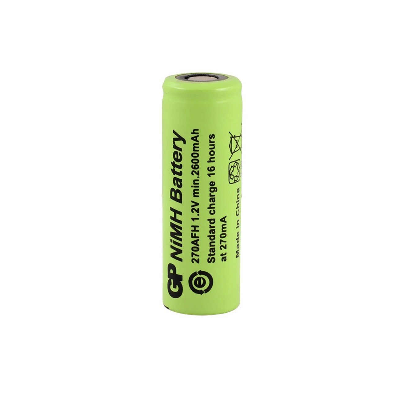 GP 270AFH 1.2V 2600 mAh AF Size Ni-Mh Pil