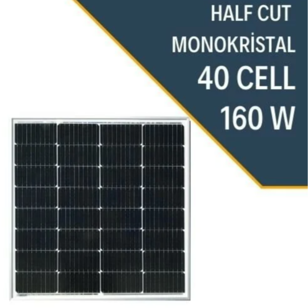 Lexron 160w Half Cut Monokristal Güneş Paneli