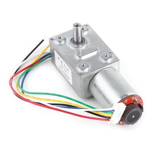 JGY-370B DC Motor 12V 30Rpm Enkoderlı