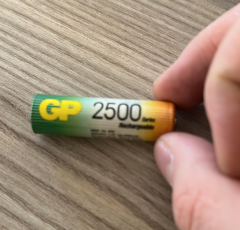 GP Rechargeable 1.2v 2450mAh