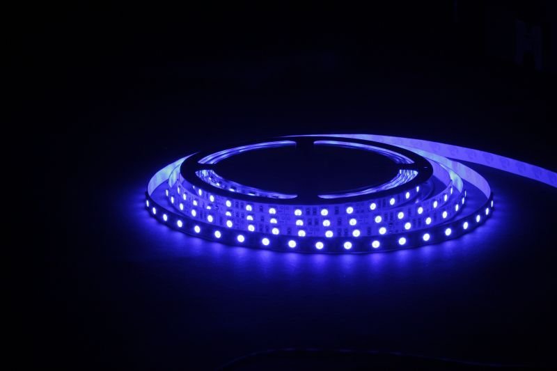 Şerit Led 3 Çip Mavi 60 Led (5Mt.)