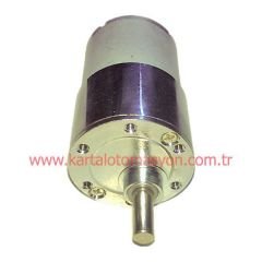 24V 50RPM Çap 37mm Redüktörlü Motor