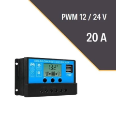 Lexron 20A 12-24v Pwm Solar Şarj Kontrol Cihazı