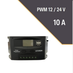 Lexron 10A 12-24v Pwm Solar Şarj Kontrol Cihazı