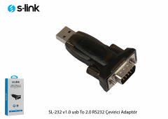 S-link SL-232 v1.0 usb To 2.0 RS232 Çevirici Adaptör