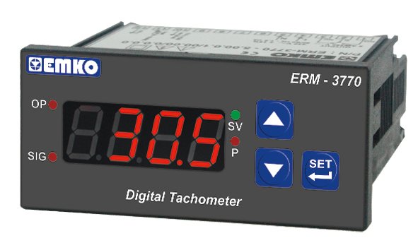 Emko ERM-3770 12VDC Röle Çıkışlı Dijital Takometre