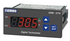 Emko ERM-3770 12VDC Röle Çıkışlı Dijital Takometre