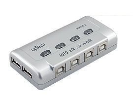 USB Printer Switch 4 PC 2 USB Yazıcı Otomatik