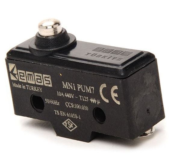 MN1PUM7 Mini Switch Kalın Kısa Metal Pimli