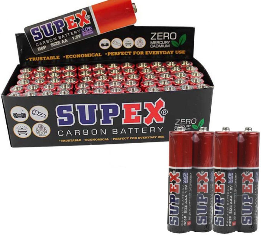 SUPEX AA Carbon 1.5v Saat Pili