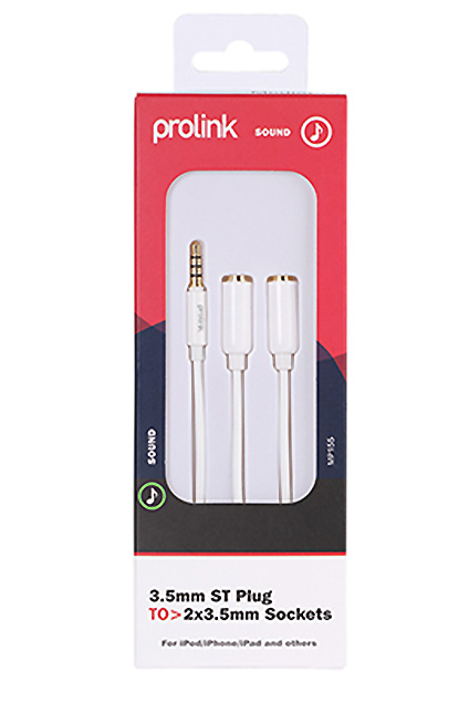 Prolink iPhone Kulaklık Giriş Çoğaltıcı ST Soket Kablo