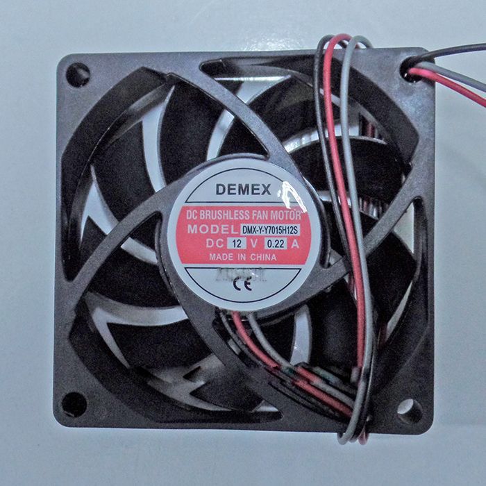 Fan 70x70x15mm 12Vdc 0.22a 3 Kablolu