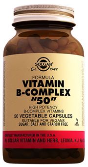 Solgar Vitamin B Complex ''50'' 50 Kapsül