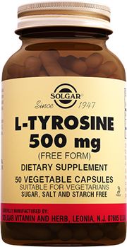 Solgar L-Tyrosine 500 mg 50 Tablet