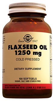 Solgar Flaxseed Oil 1250 mg 100 Softjel