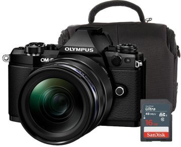 Olympus OM-D E-M5 Mark II + 12-40mm Pro Kit Siyah DSLR Fotoğraf Makinesi
