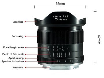 7artisans 12mm F2.8 Fuji Lens (FX mount)