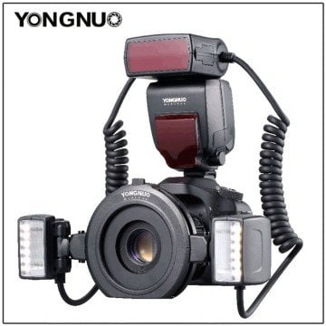 Yongnuo YN 24 EX Canon Uyumlu TTL Makro Ring Twin Flaş