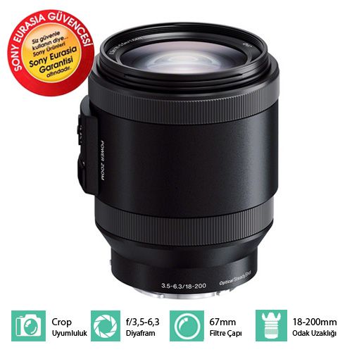 Sony SEL P18-200mm PZ Lens