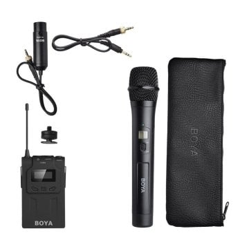Boya BY-WHM8 Pro Kablosuz Dinamik El Mikrofonu Full Set