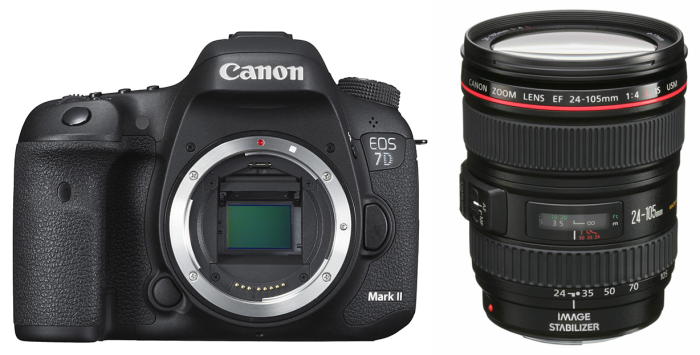 Canon EOS 7D Mark II + 24-105 F4L IS II USM DSLR Fotoğraf Makinesi