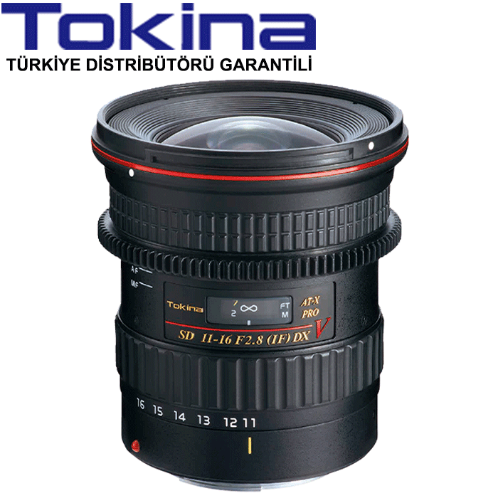 Tokina AT-x 11-16mm f/2.8 PRO DX V Video Canon Uyumlu Lens