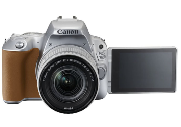 Canon EOS 200D 18-55mm Gümüş Renk DC DSLR Fotoğraf Makinesi
