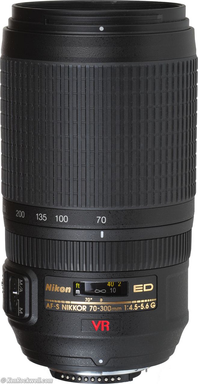 Nikon AF-S 70-300mm F4.5-5.6G IF-ED VR Lens