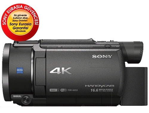 Sony FDR-AX53 4K Ultra HD Video El Kamerası