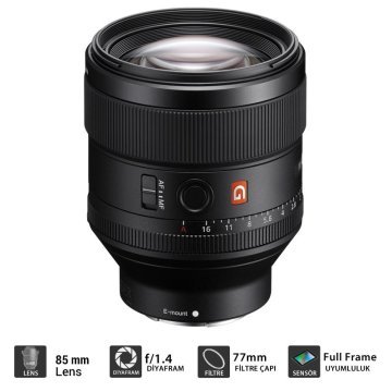 Sony FE 85mm f/1.4 GM Lens