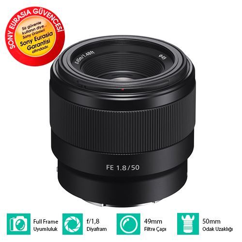 Sony SEL 50mm f/1.8 Full Frame Lens