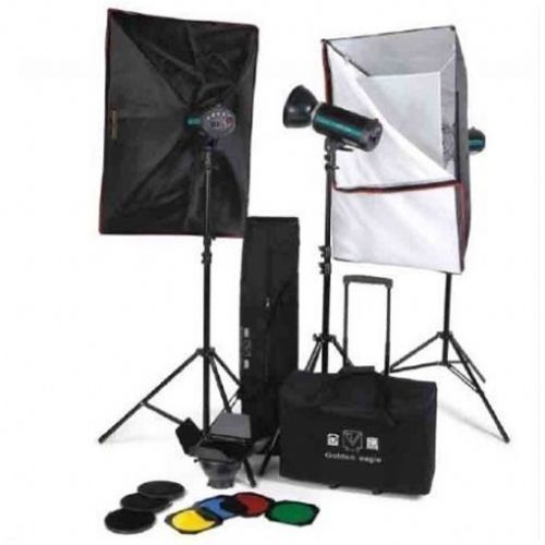 Golden Eagle C-300A Kit Profesyonel 3'lü Paraflash Set