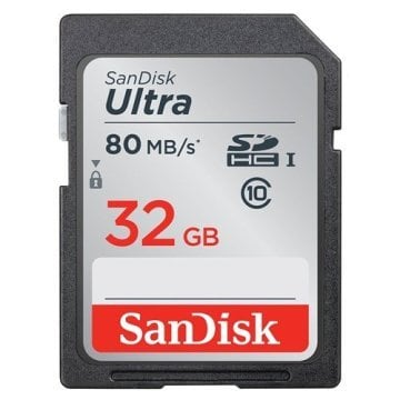 Sandisk 32GB 80 mb/s SD Hafıza Kartı
